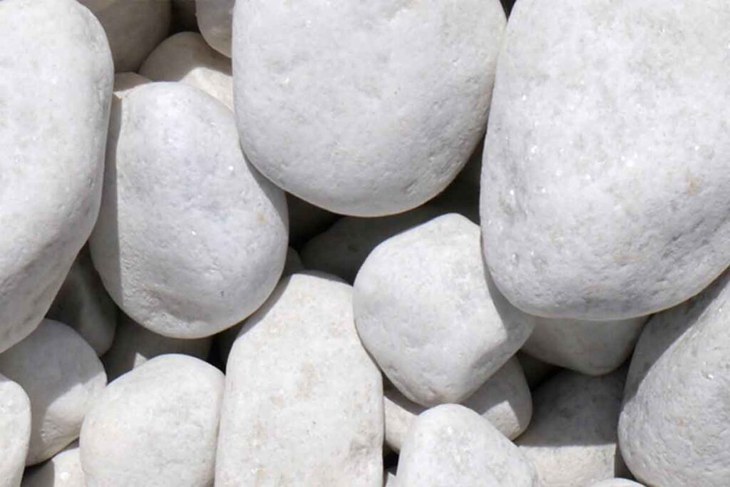 White Marble Cobbles